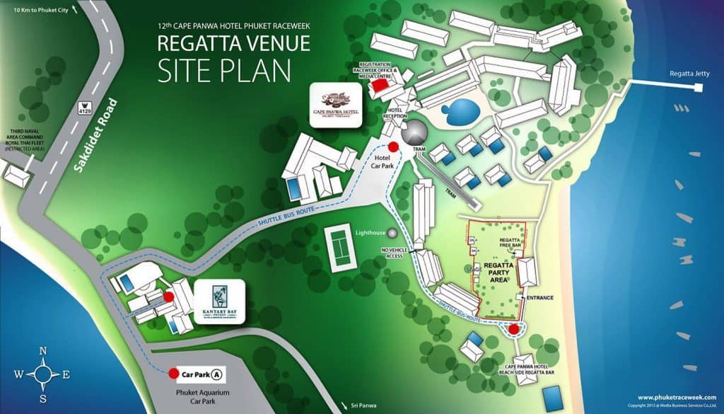 Phuket Raceweek Site Plan